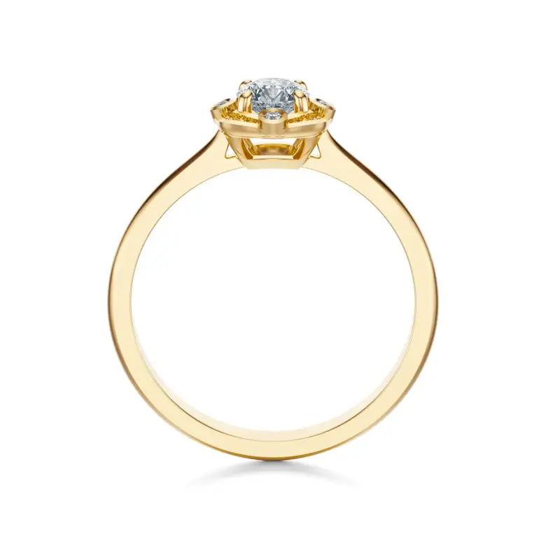 Pierścionek zaręczynowy z diamentami AJPZ_137